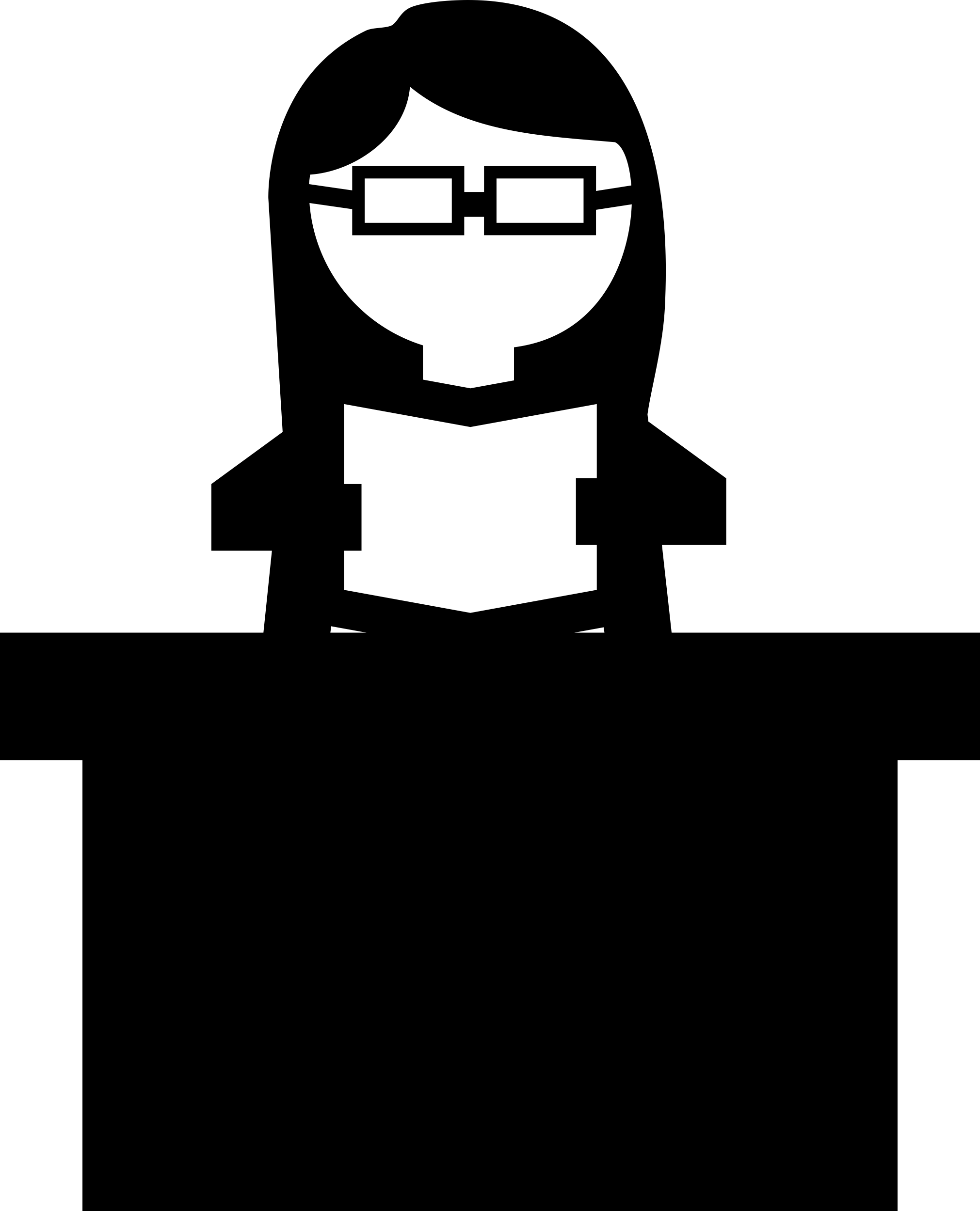 Female Teacher Reading With Eyeglasses Stencil Svg Design File Free Vectors